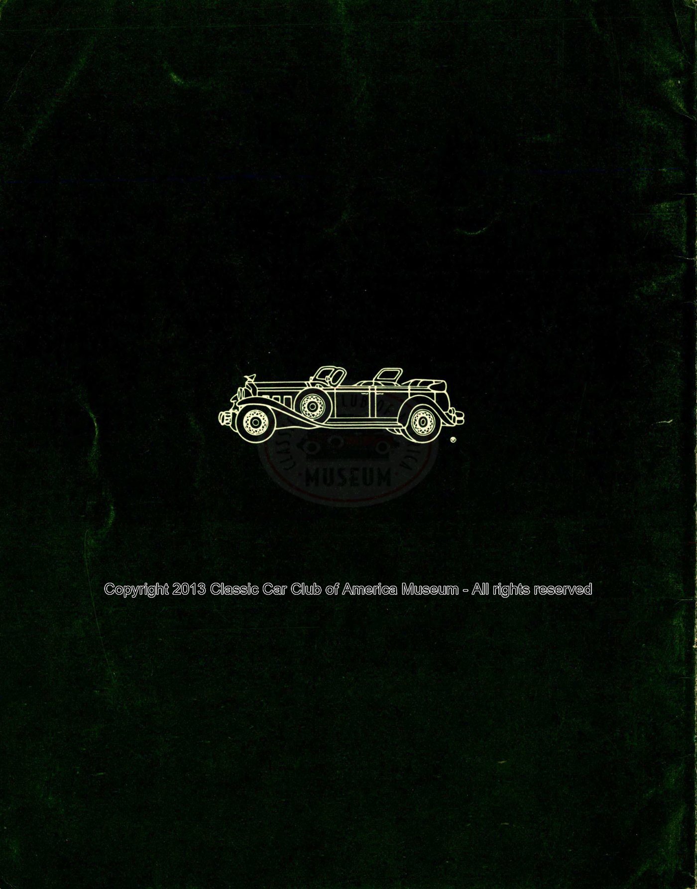 The Classic Car — Spring 1970, page 52 of 52