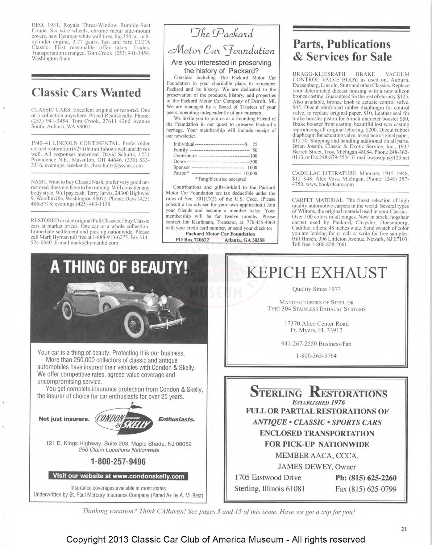 CCCA Bulletin — January 2000, page 25 of 32
