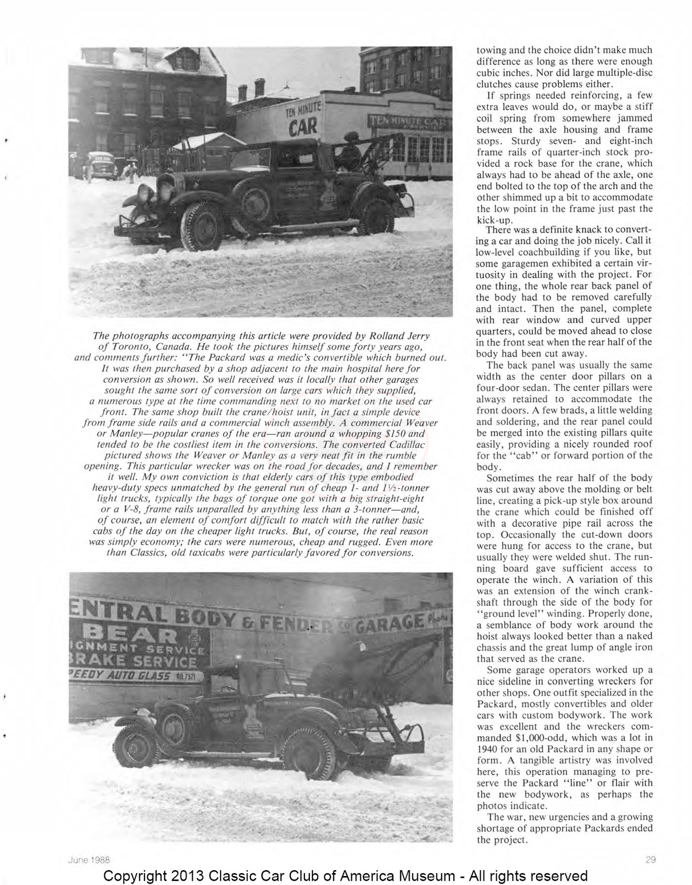 The Classic Car — Summer 1988, page 31 of 52