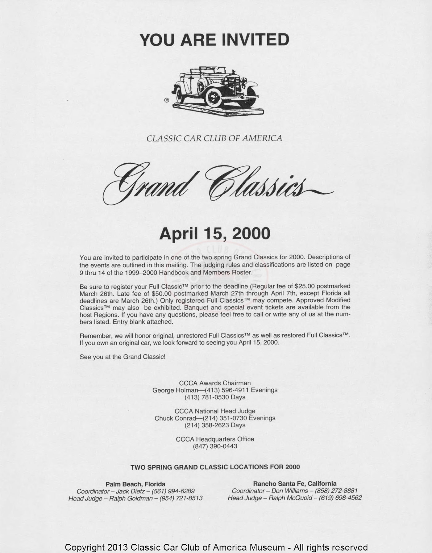 CCCA Bulletin — January 2000, page 15 of 32