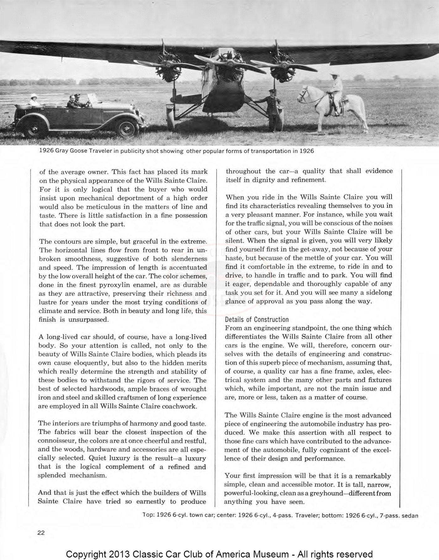 The Classic Car — Spring 1970, page 24 of 52