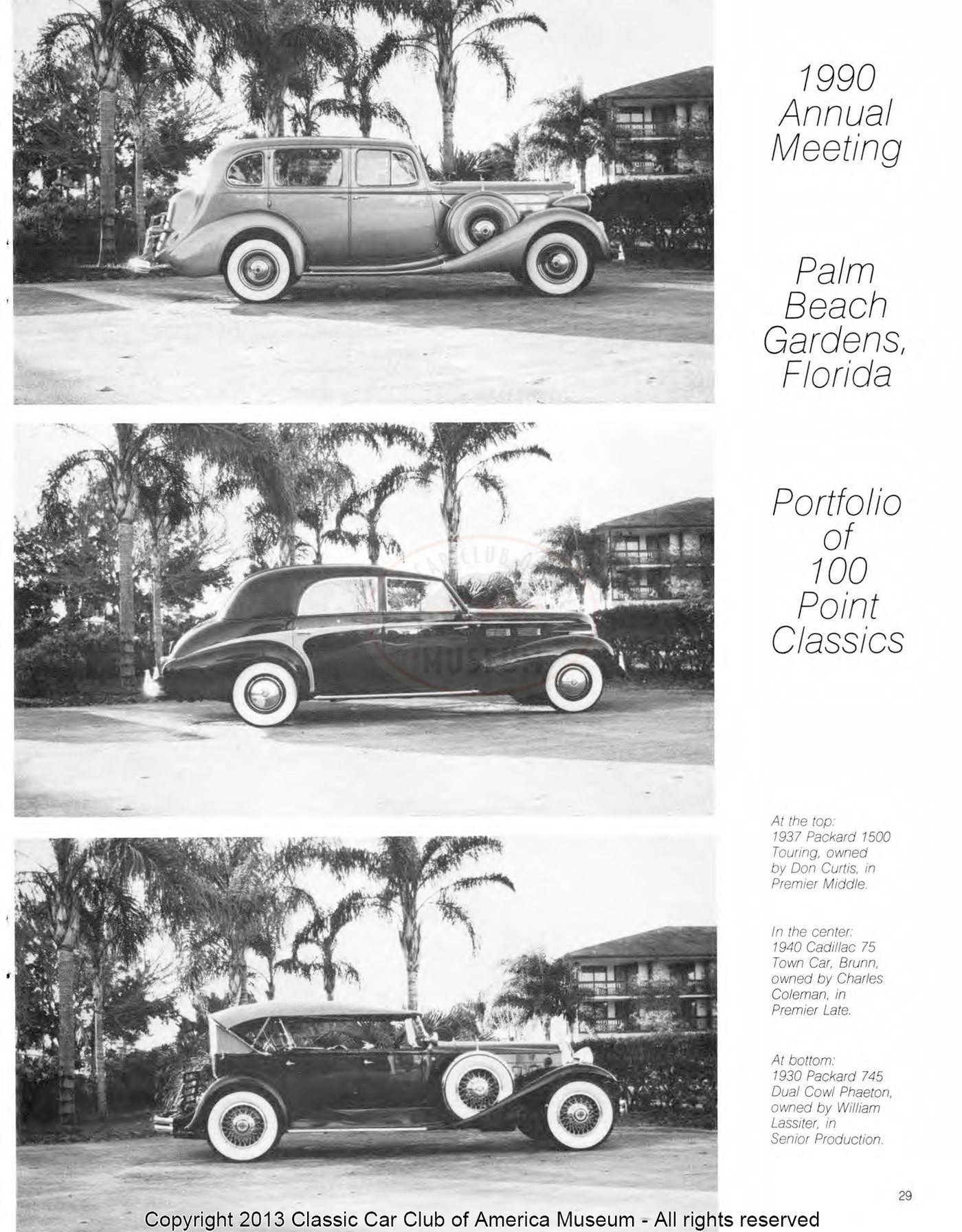 The Classic Car — Spring 1990, page 31 of 52