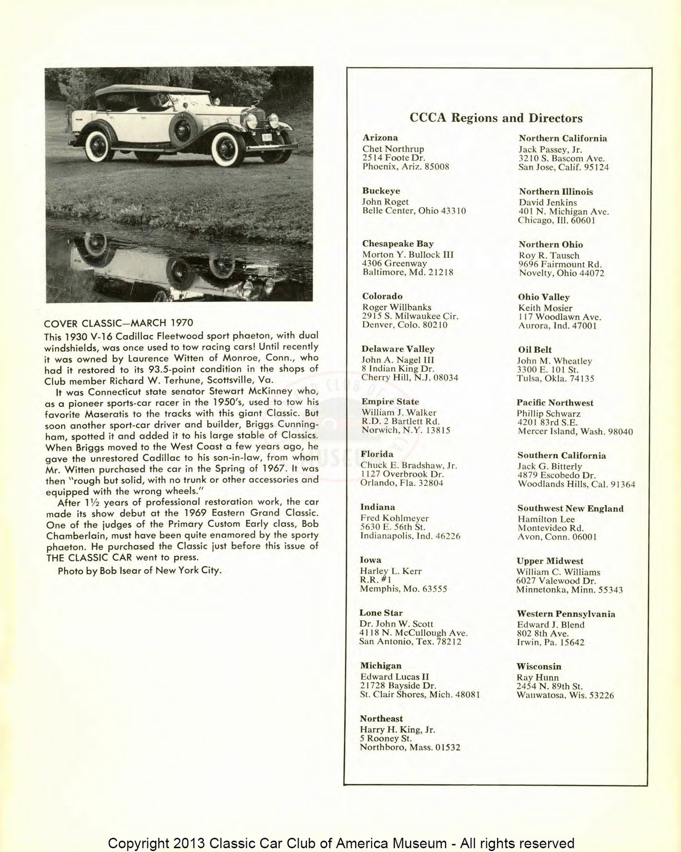 The Classic Car — Spring 1970, page 2 of 52