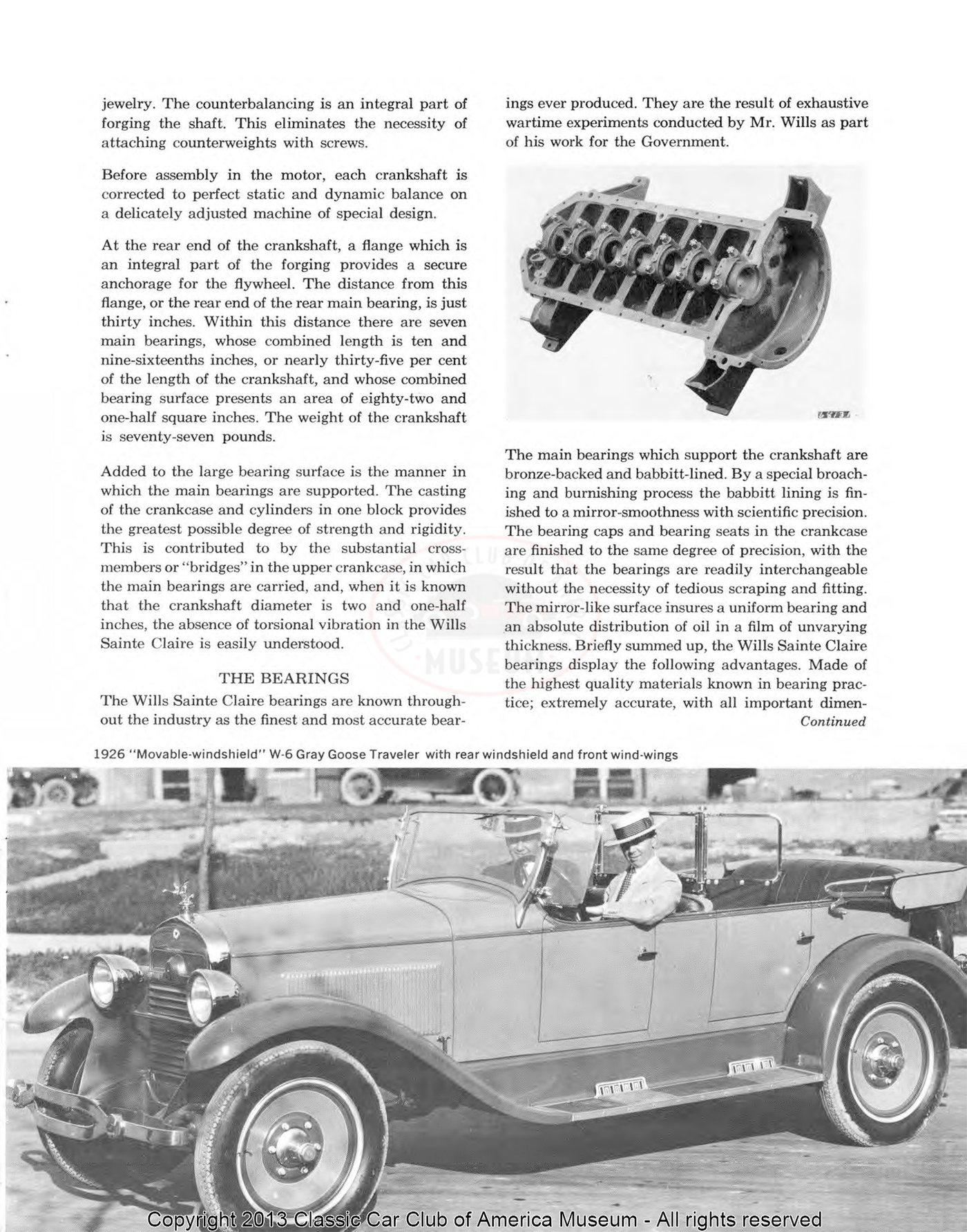 The Classic Car — Spring 1970, page 33 of 52