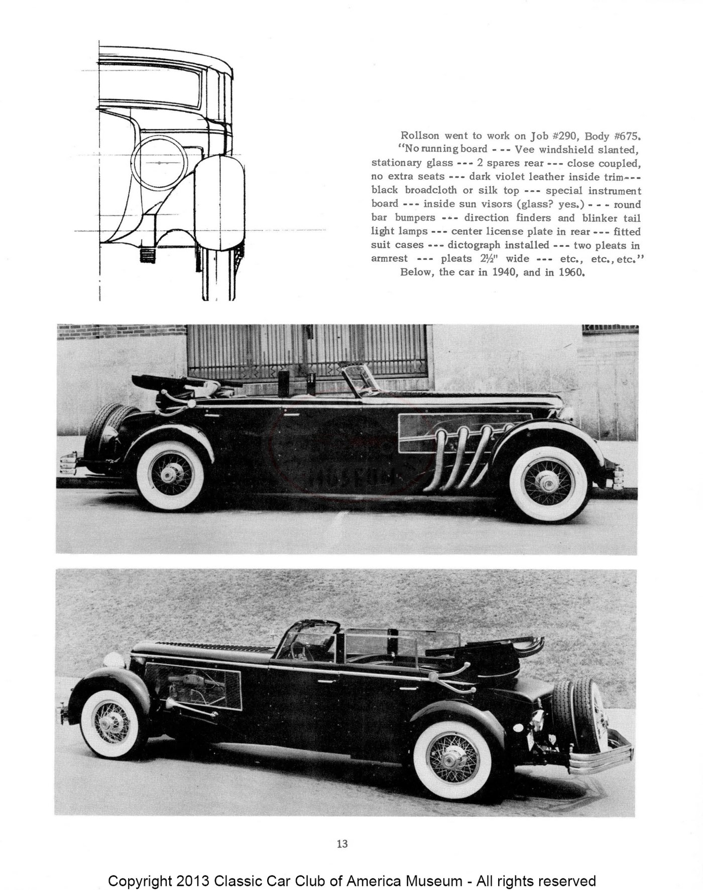 The Classic Car — Spring 1960, page 15 of 55