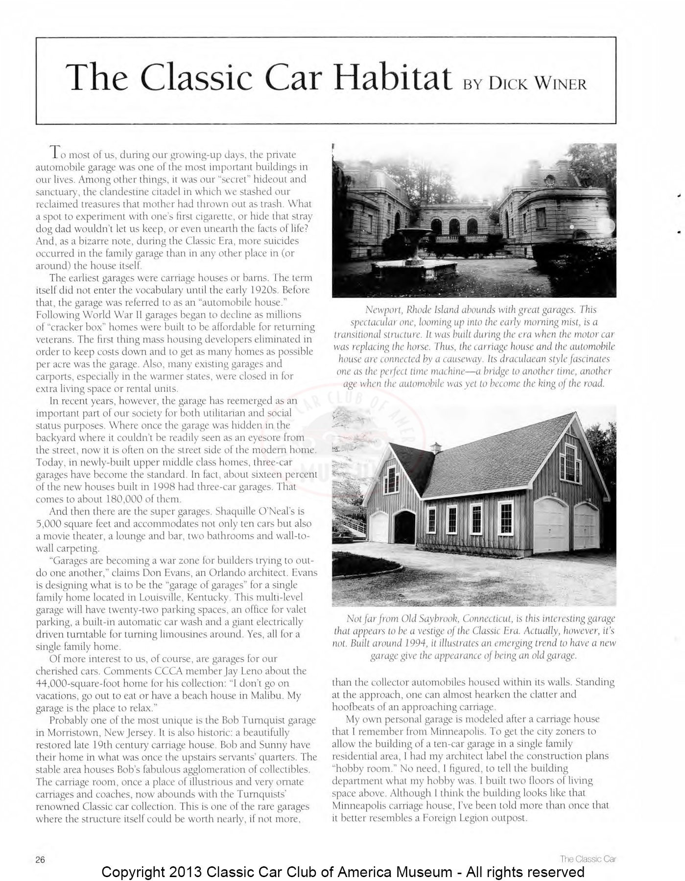 The Classic Car — Spring 2000, page 28 of 52