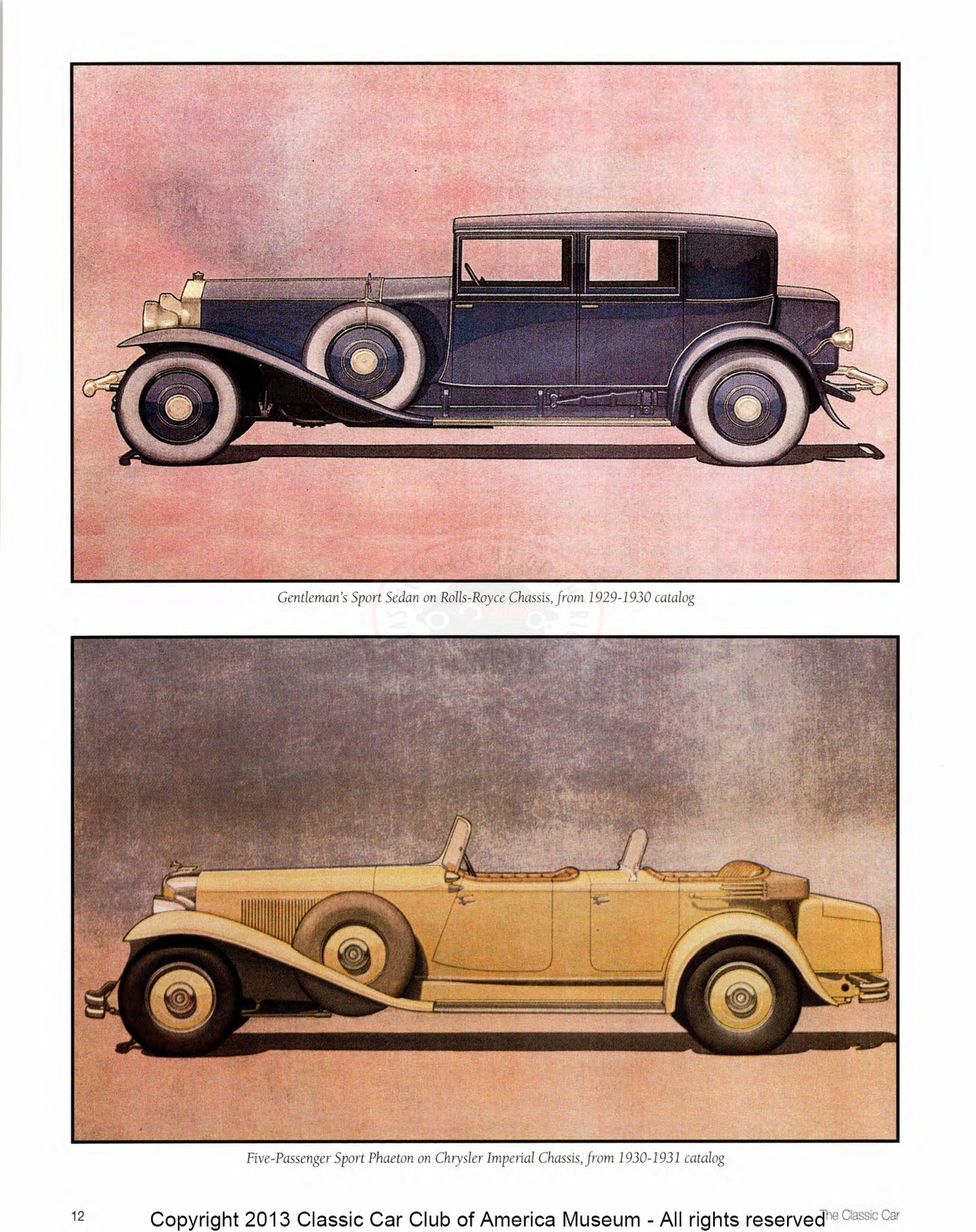 The Classic Car — Spring 2000, page 14 of 52