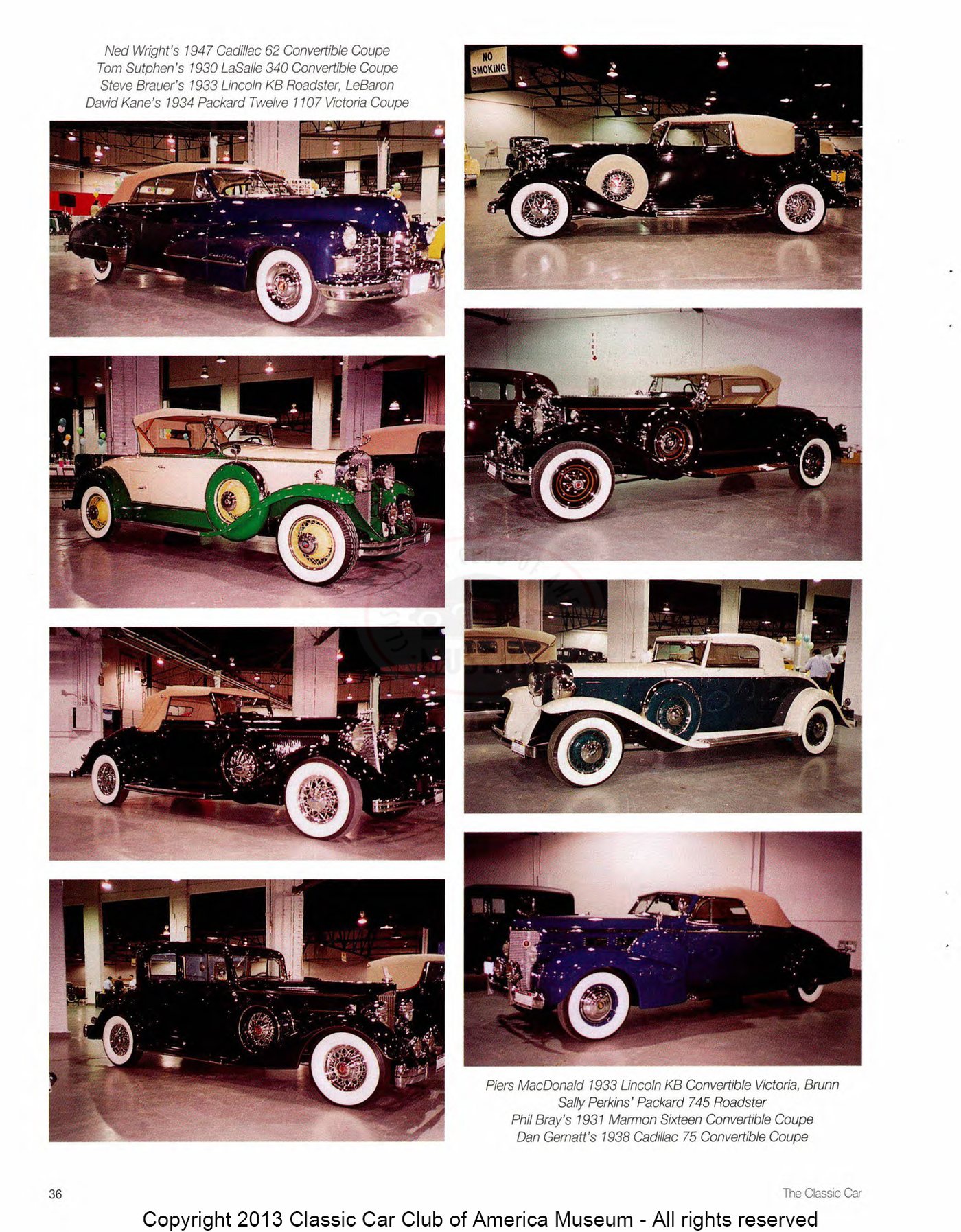 The Classic Car — Spring 2000, page 38 of 52