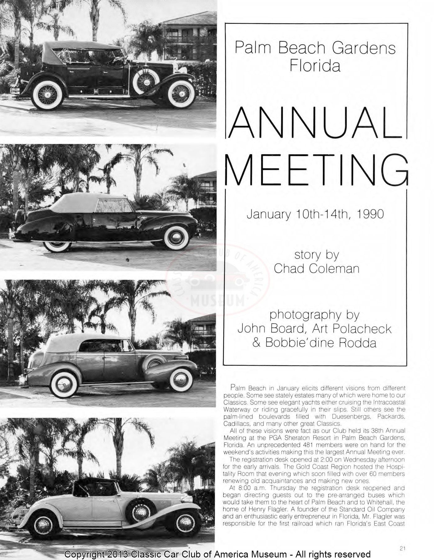 The Classic Car — Spring 1990, page 23 of 52