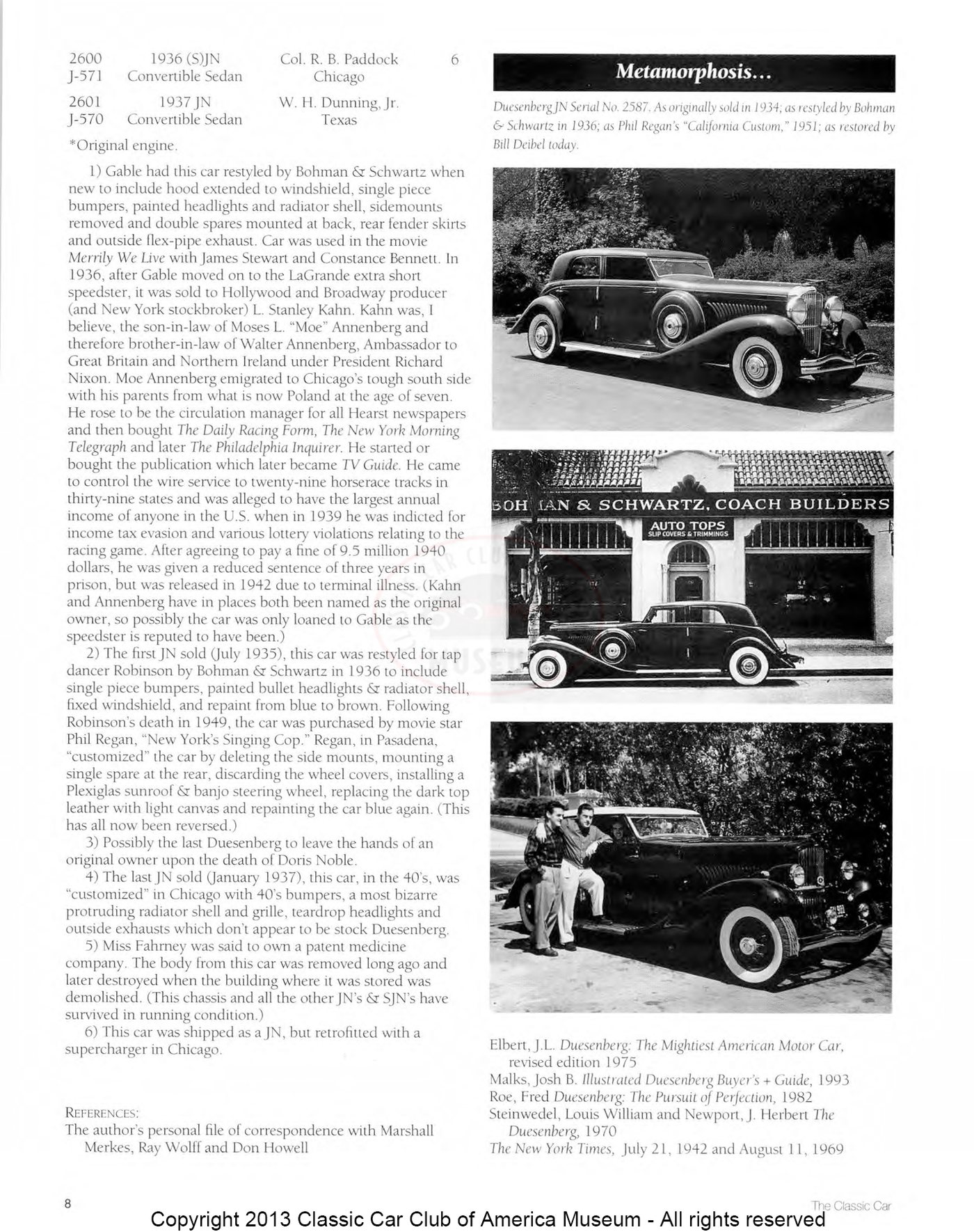 The Classic Car — Spring 2000, page 10 of 52