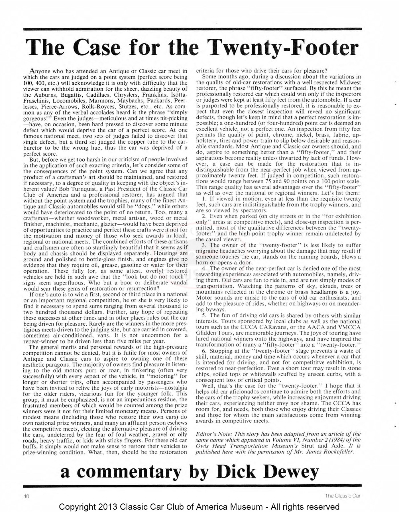 The Classic Car — Summer 1988, page 42 of 52