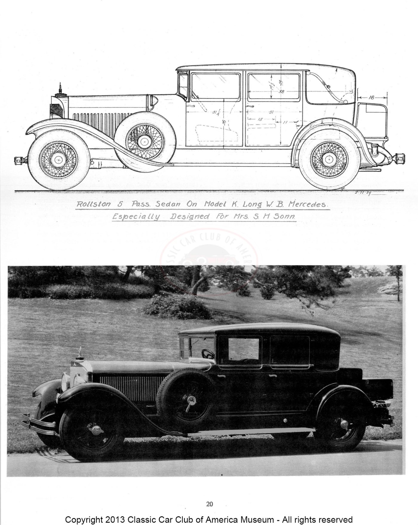 The Classic Car — Spring 1960, page 22 of 55