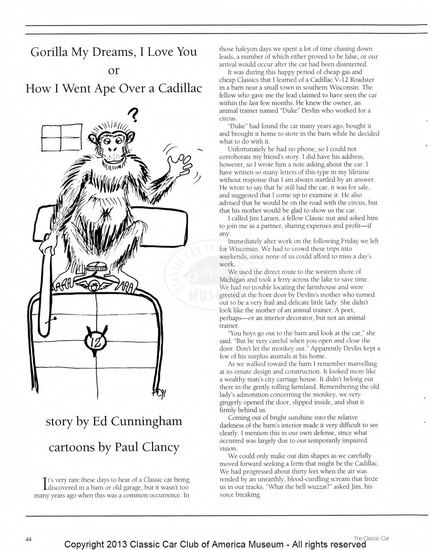 The Classic Car — Spring 2000, page 46 of 52