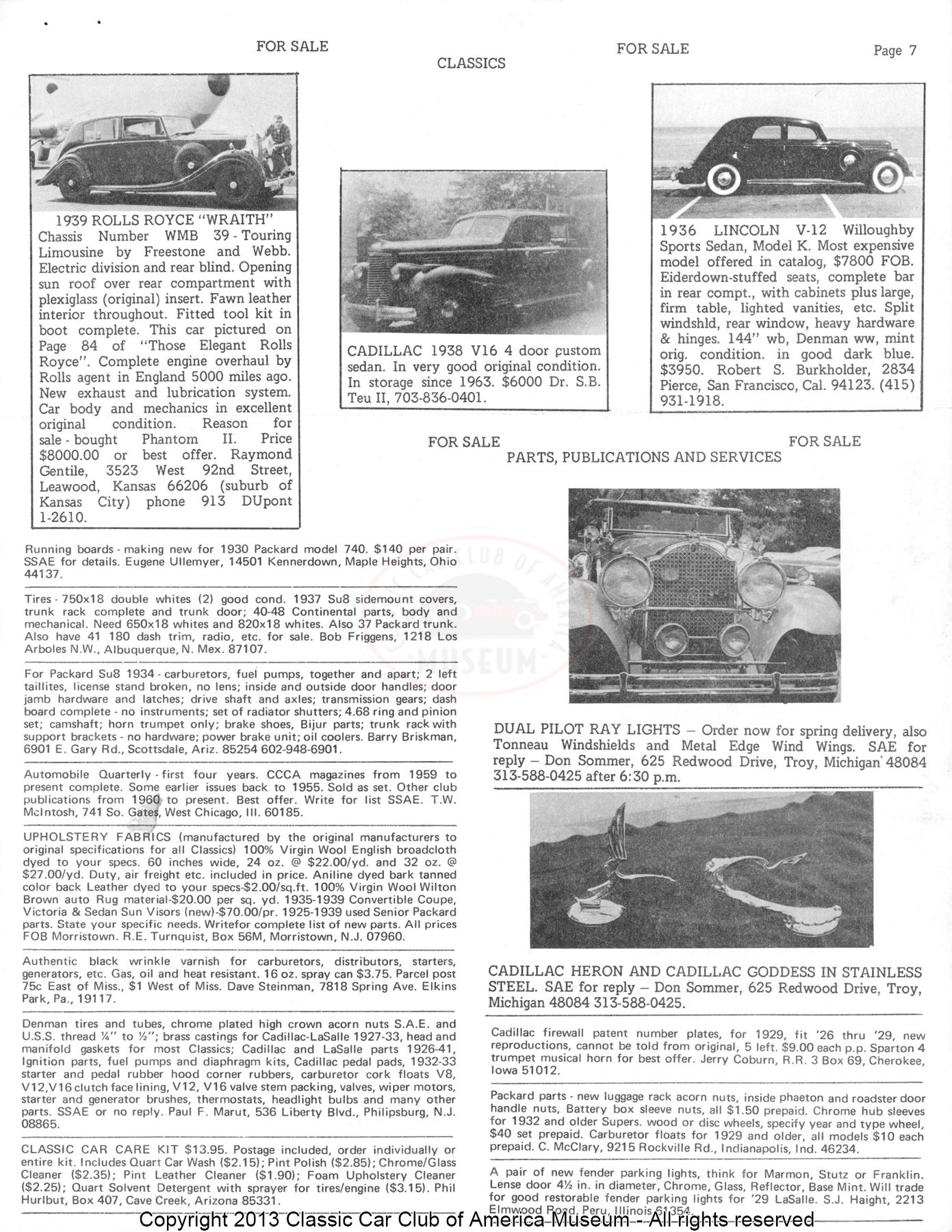 CCCA Bulletin — January 1970, page 7 of 14