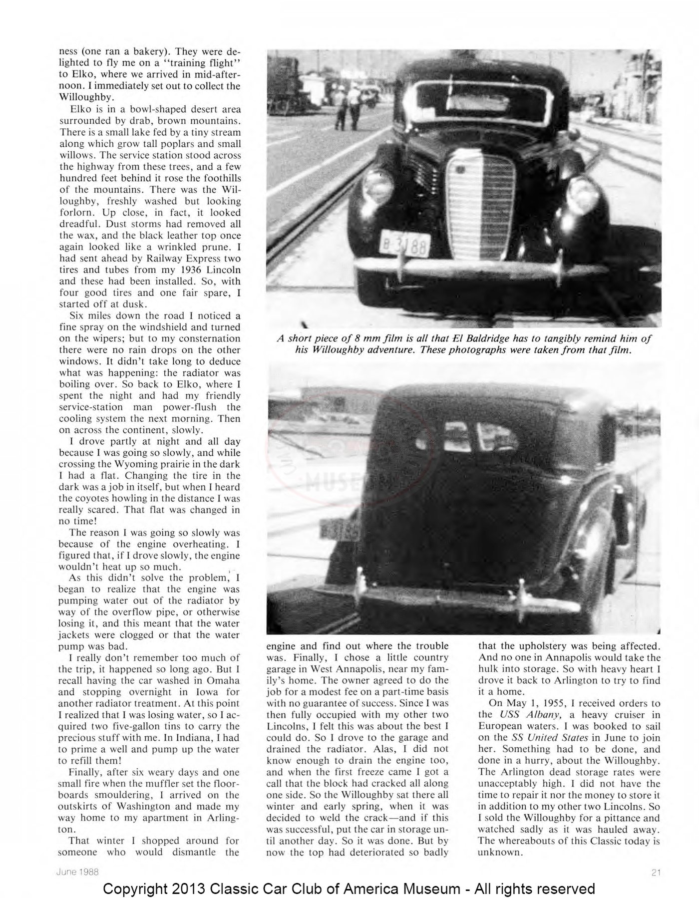 The Classic Car — Summer 1988, page 23 of 52