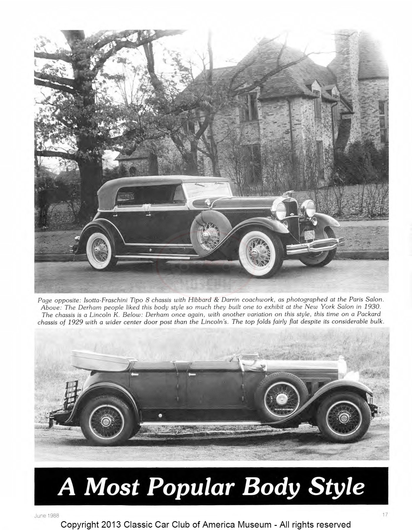 The Classic Car — Summer 1988, page 19 of 52
