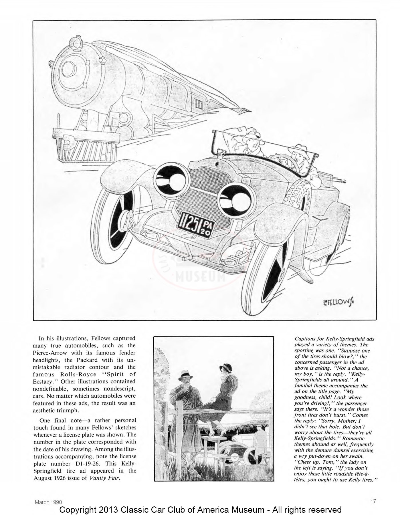 The Classic Car — Spring 1990, page 19 of 52