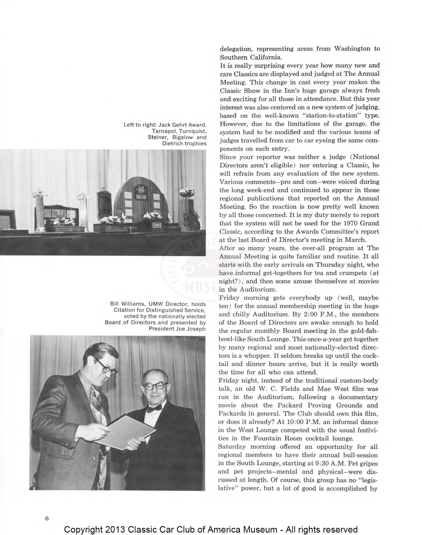 The Classic Car — Spring 1970, page 8 of 52