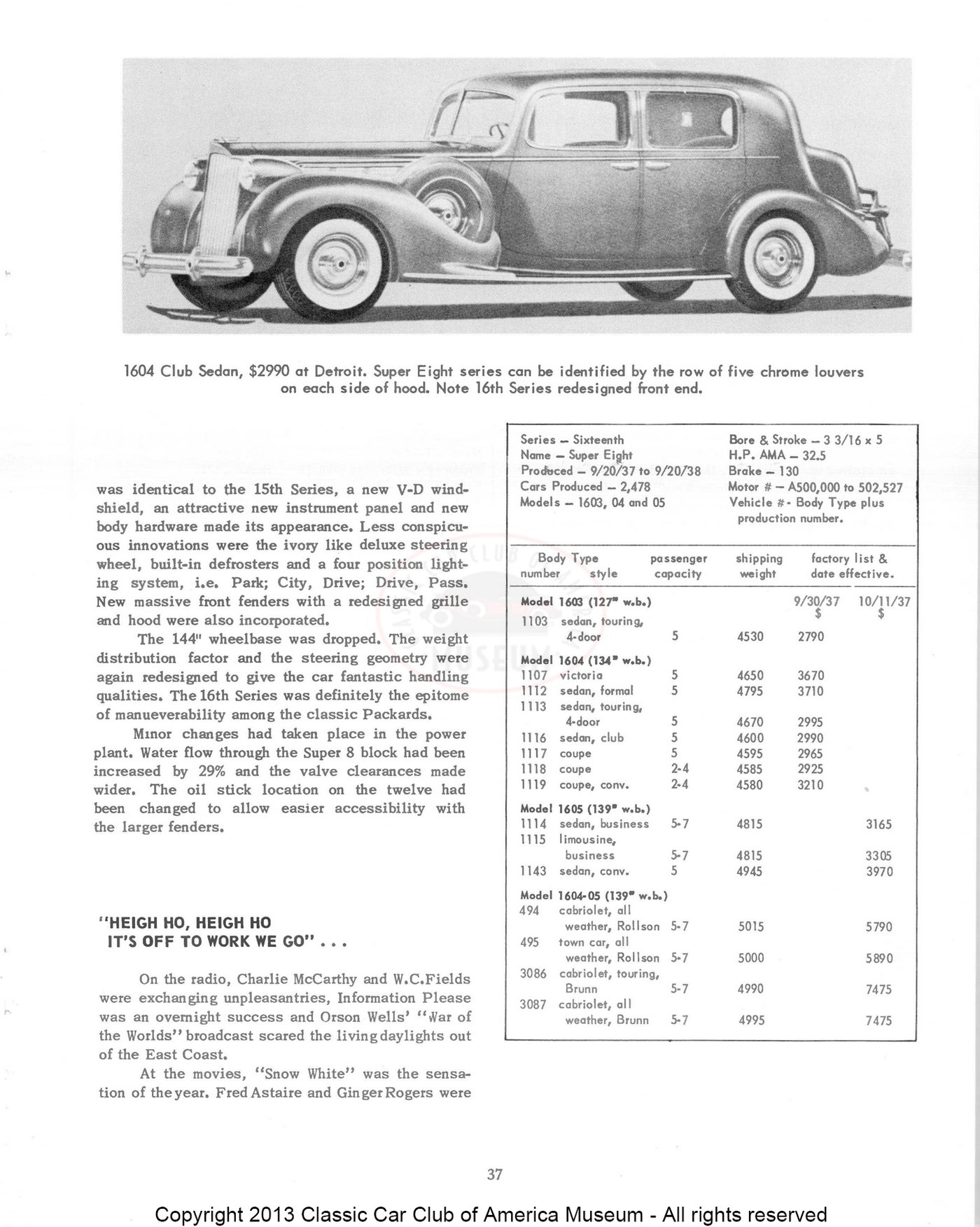 The Classic Car — Spring 1960, page 38 of 55