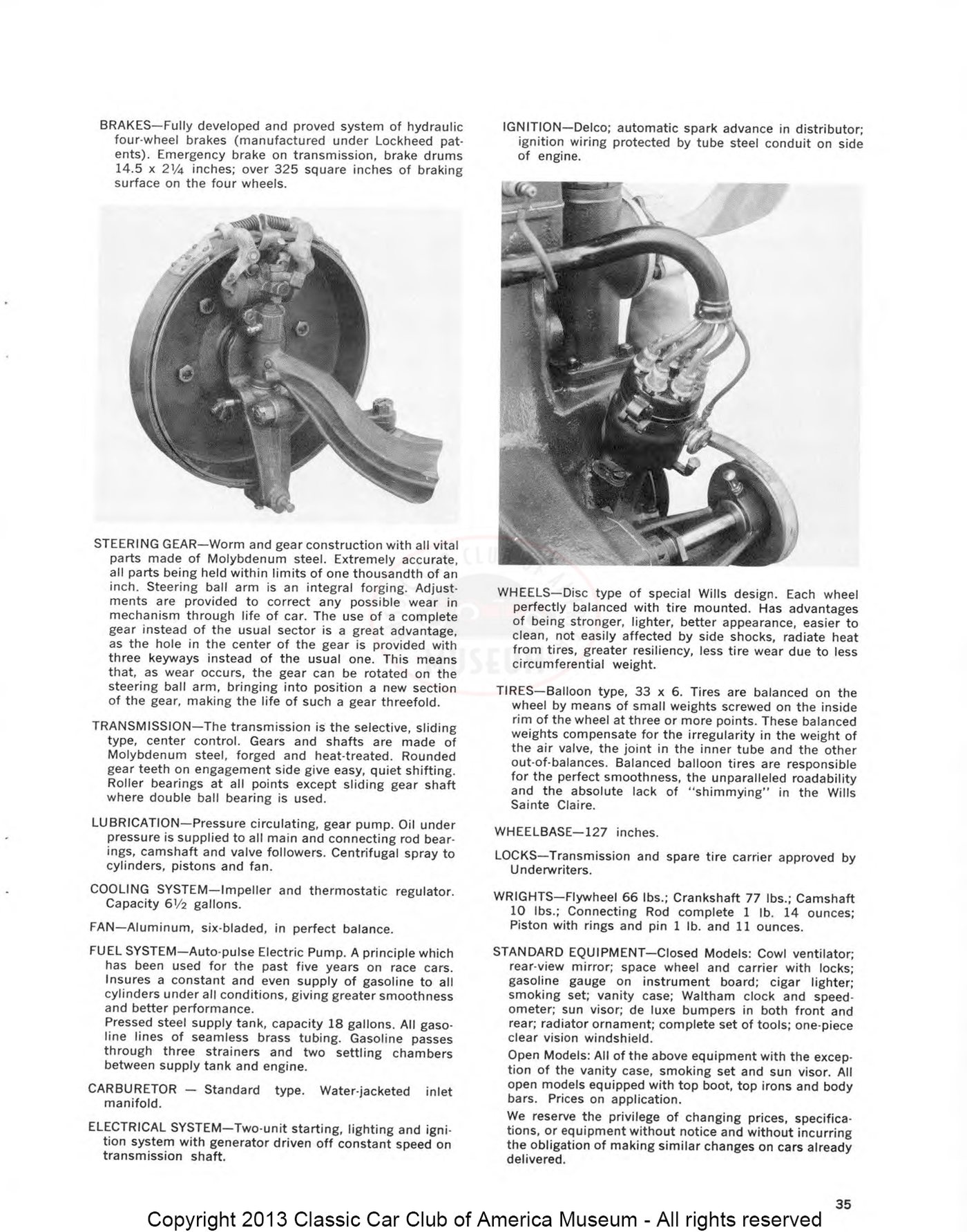 The Classic Car — Spring 1970, page 37 of 52