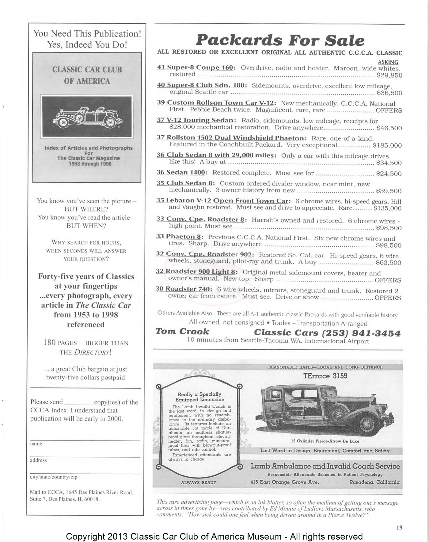 CCCA Bulletin — January 2000, page 23 of 32