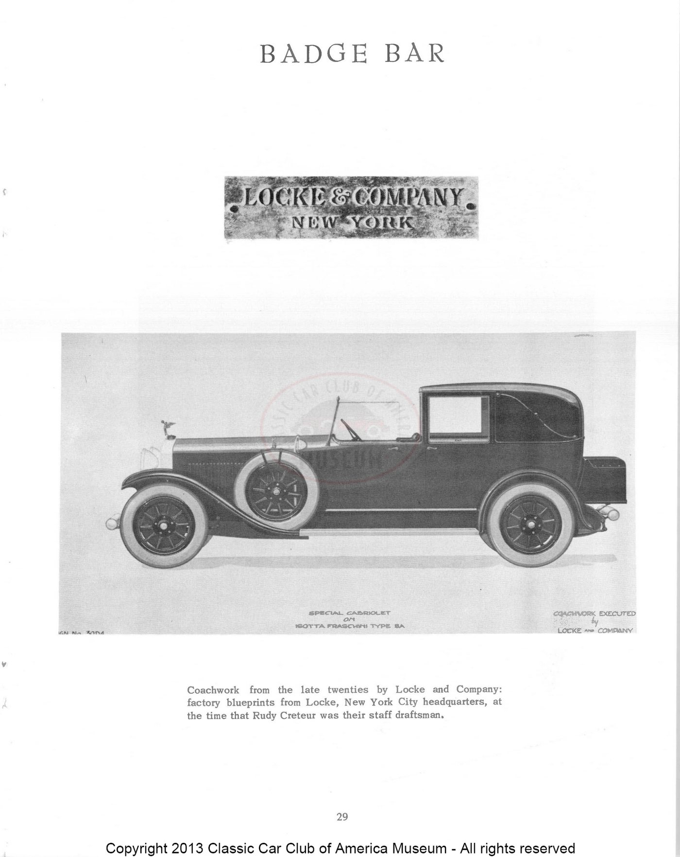 The Classic Car — Spring 1960, page 30 of 55