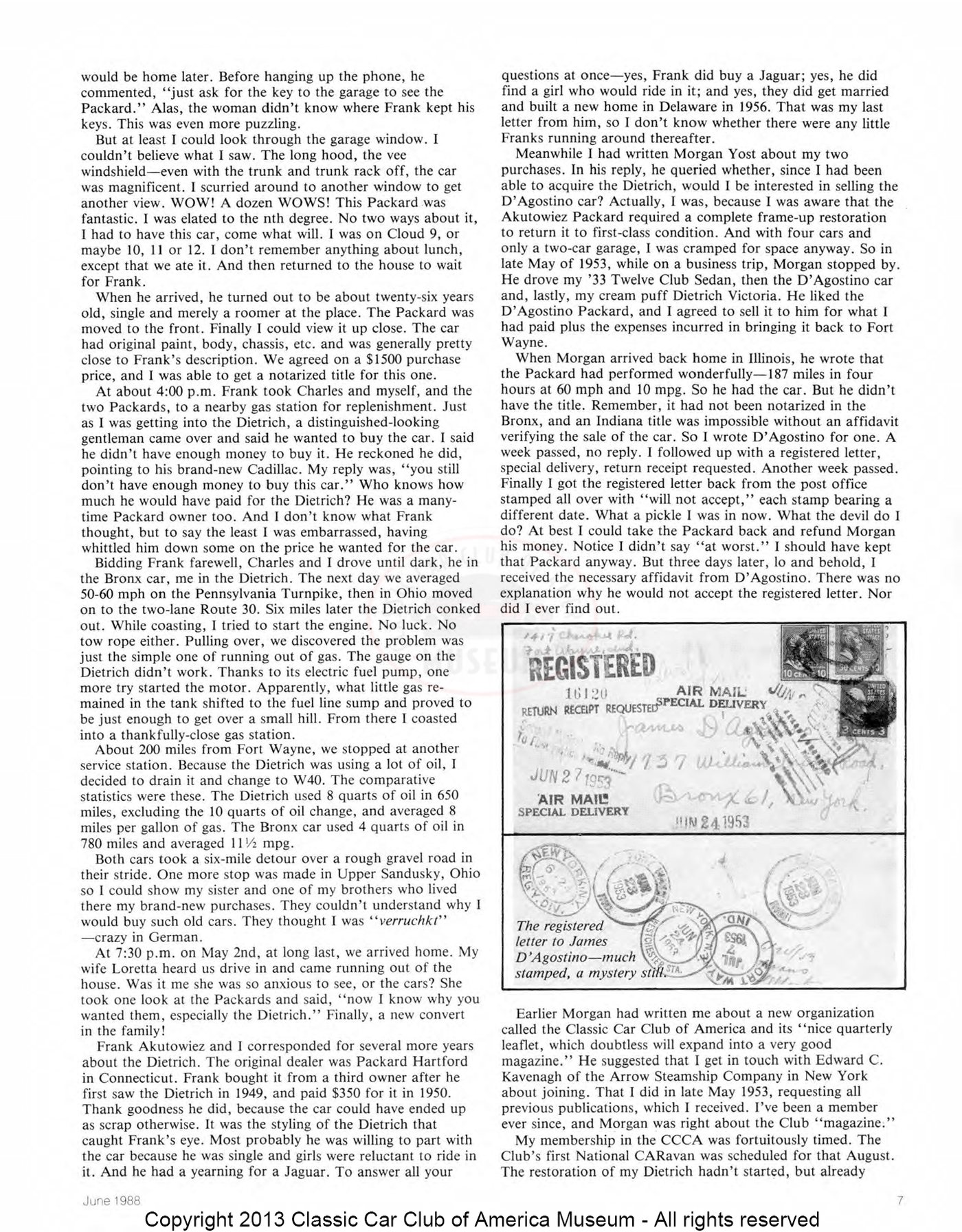 The Classic Car — Summer 1988, page 9 of 52