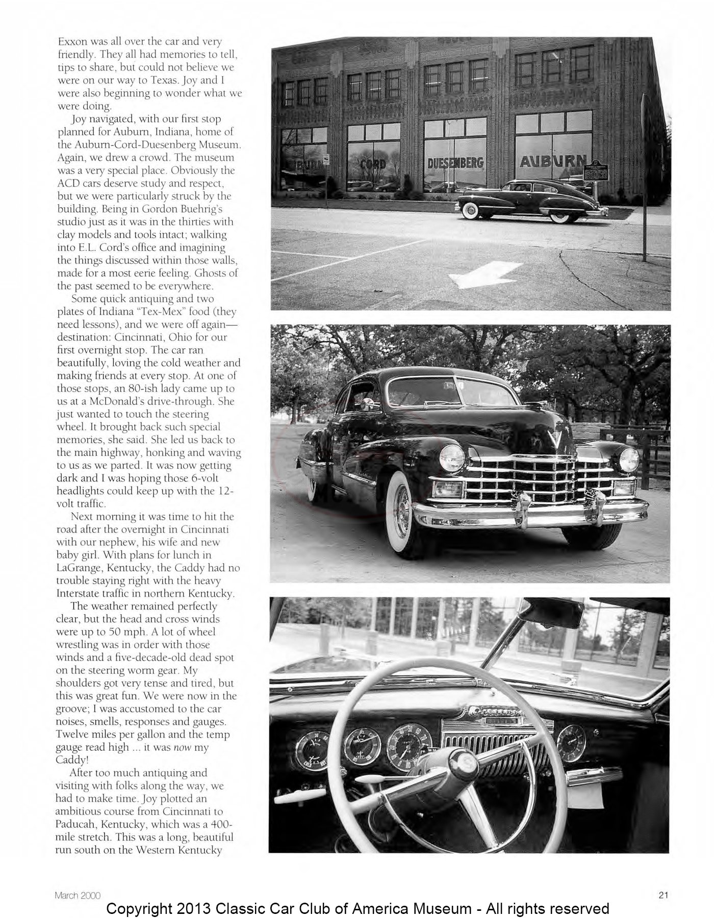 The Classic Car — Spring 2000, page 23 of 52