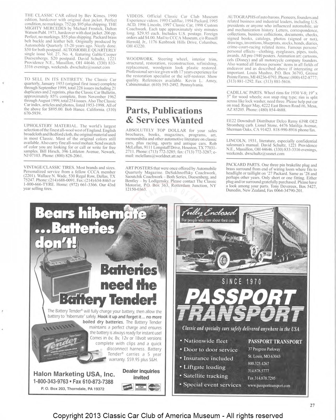 CCCA Bulletin — January 2000, page 31 of 32
