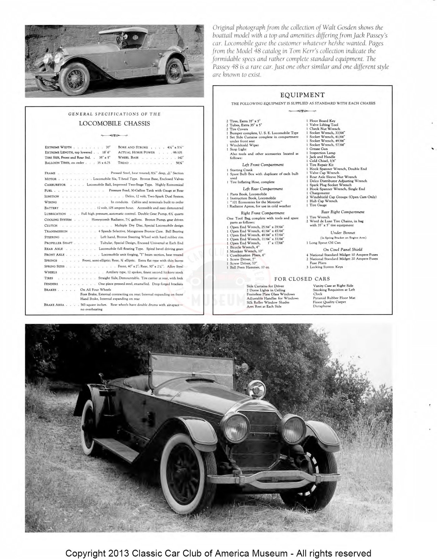 The Classic Car — Spring 2000, page 50 of 52