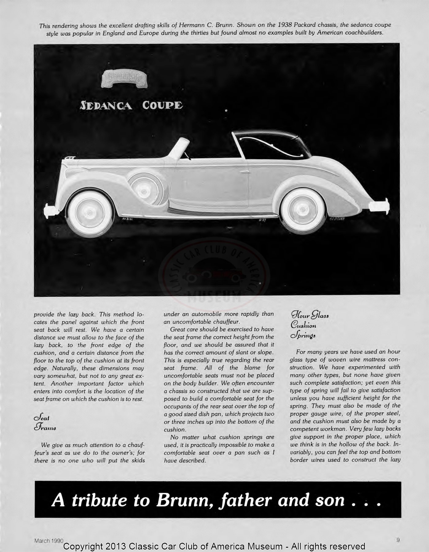 The Classic Car — Spring 1990, page 11 of 52