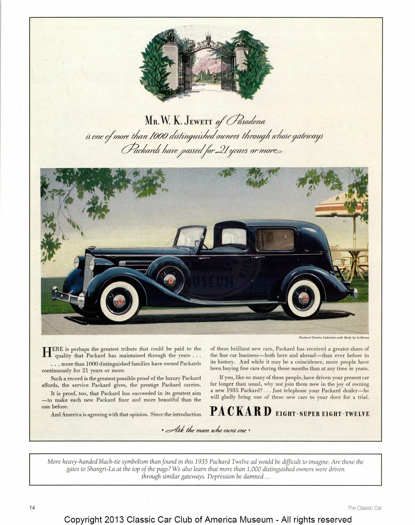 The Classic Car — Spring 2000, page 16 of 52