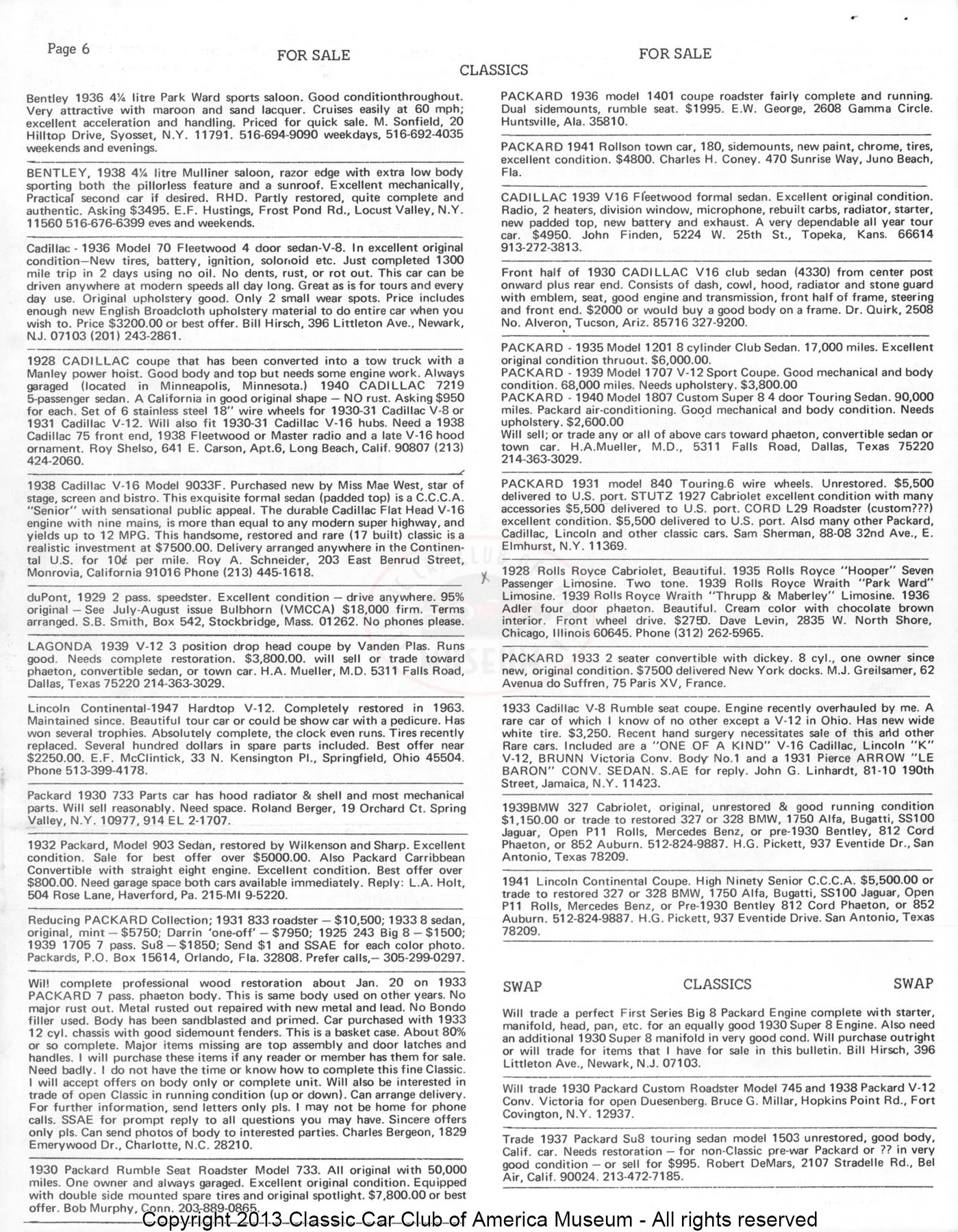 CCCA Bulletin — January 1970, page 6 of 14