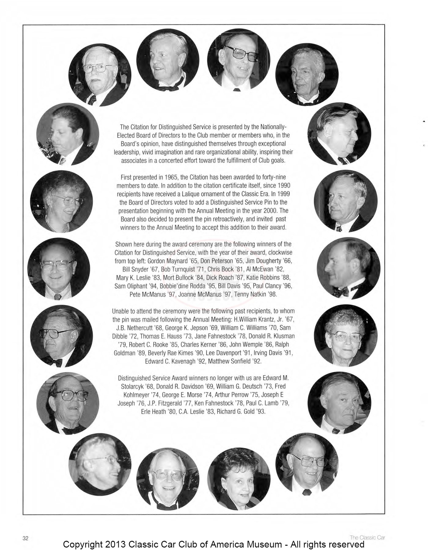 The Classic Car — Spring 2000, page 34 of 52