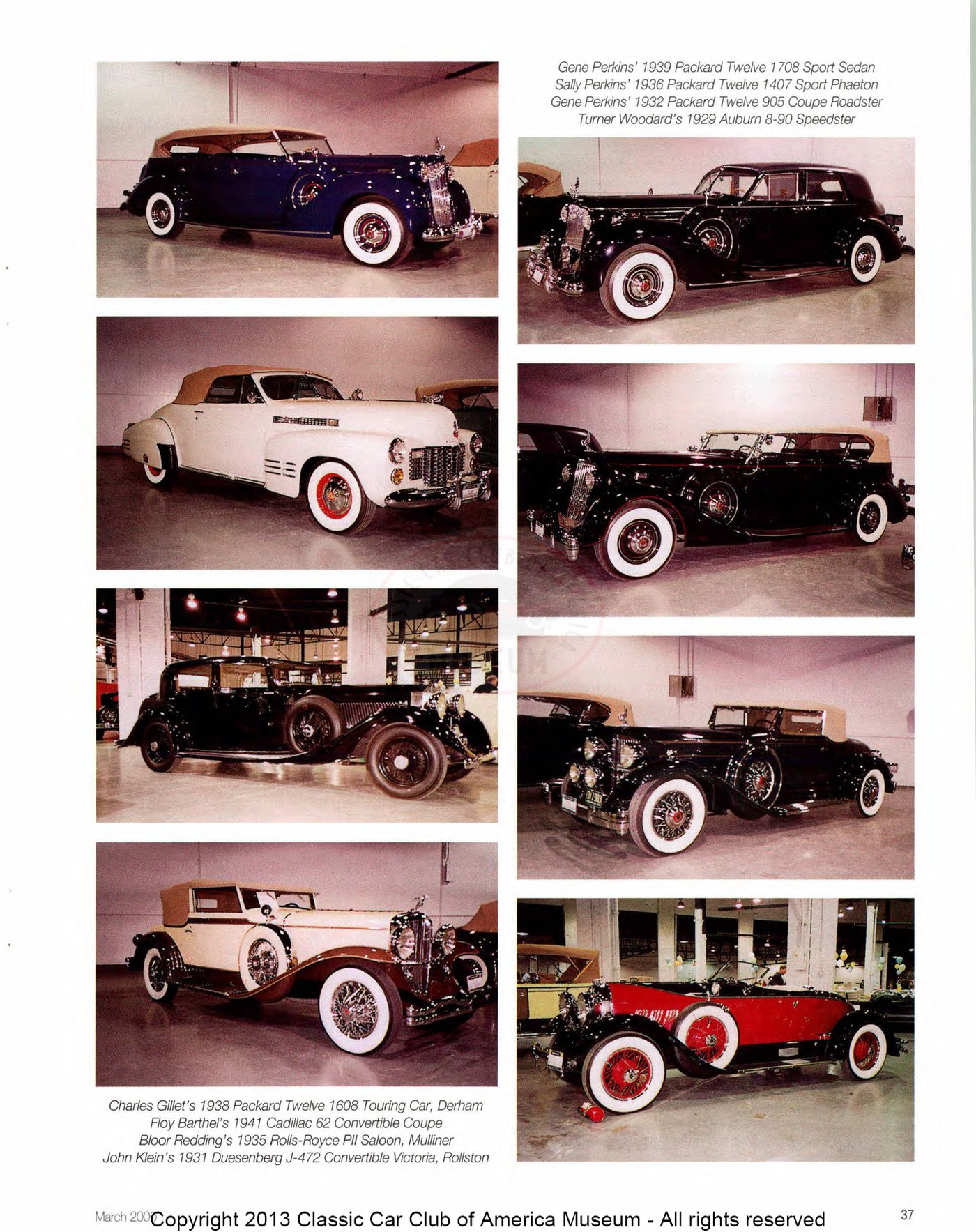 The Classic Car — Spring 2000, page 39 of 52