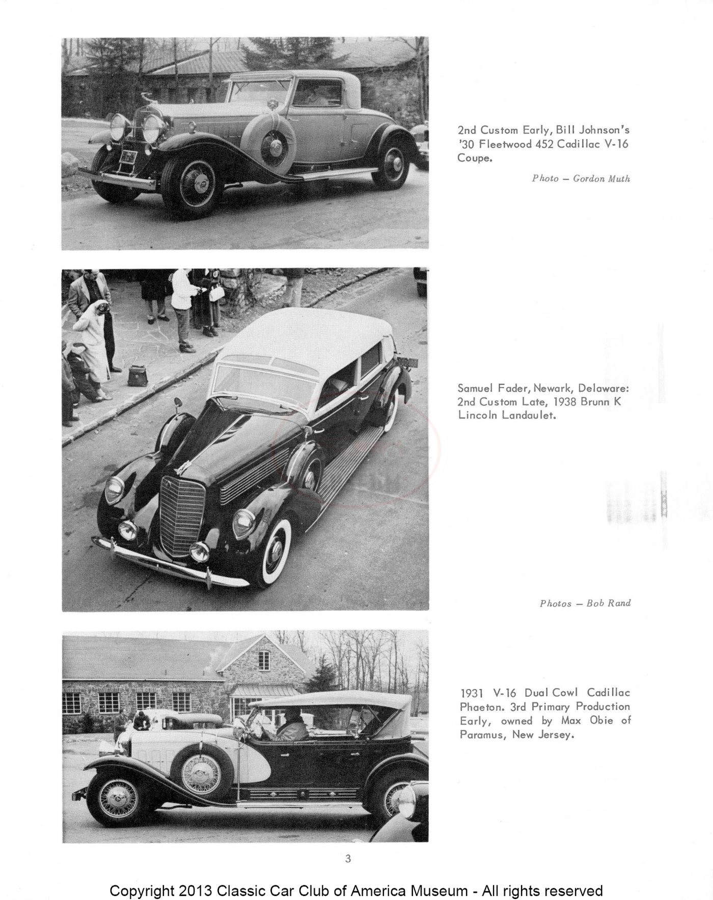 The Classic Car — Spring 1960, page 5 of 55